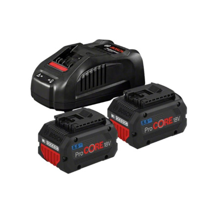 Bosch 2x GBA ProCORE18V 5.5 Ah + GAL 1880 CV Professional (1.600.A02.14C) 1.600.A02.14C