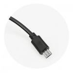 Univerzální nabíječka do auta s micro USB kabelem a USB portem Blue Star 3A, černá 01737217411