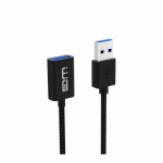 WG Prodlužovací kabel USB na USB - 1m (Černý) 0591194104497