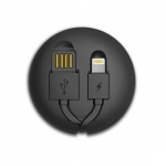 REMAX USB datový Kabel - Cutebaby RC-099t - 2v1 Micro - Usb a Lightning, bílá