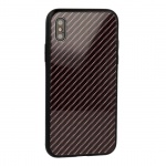 Pouzdro Carbon Glass Case - Samsung Galaxy A5 A530 2018 / A8 2018 Tmavě Šedá 55848