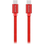 Swissten 71527205 USB-C/USB-C, 1,2m, červená