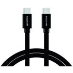 DATOVÝ KABEL SWISSTEN TEXTILE USB-C / USB-C 2,0 M ČERNÁ 71528201