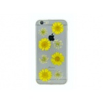 Tpu 4-OK Flower Cover Yellow Daisy pro Iphone 6/6S Transparentní 78094