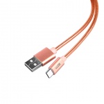 Datový kabel 1.0 m Type-C růžová, 57160