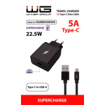 Winner USB QC nabíječka 22,5 W + USB-C kabel černá, 0591194092756