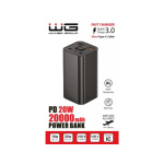 Powerbank 20000 mAh + PD Type C 18W + QC 3.0 22.5W (Černá) , 12170