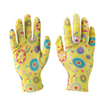 rukavice zahradní polyesterové, polomáčené v nitrilu, velikost 8" 8856670
