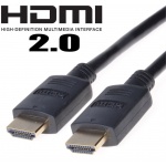 ATEN PremiumCord HDMI 2.0 High Speed+Ethernet, zlacené konektory, 0,5 m, kphdm2-05