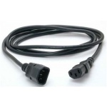 PremiumCord Prodlužovací kabel - síť 230V, IEC 320 C13 - C14, 1 m, kps1
