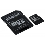 32GB microSDHC Kingston CL10 UHS-I 80R + SD adap., SDCS/32GB