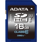 Adata/SDHC/16GB/50MBps/UHS-I U1 / Class 10, ASDH16GUICL10-R