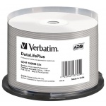 VERBATIM CD-R(50-Pack)Spindle/Print/52x/700MB/NoID, 43745