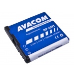 Baterie AVACOM GSNO-BP6MT-S1100A do mobilu Nokia E51, N81, N81 8GB, N82, Li-Ion 3,6V 1100mAh, GSNO-BP6MT-S1100A