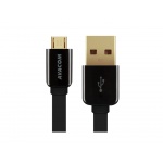 Kabel AVACOM MIC-120K USB - Micro USB, 120cm, černá, DCUS-MIC-120K