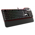 Genesis herní mechanická klávesnice RX85/RGB/Kailh Brown/Drátová USB/US layout/Černá-červená, NKG-0959