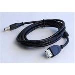 GEMBIRD Kabel USB A-A 1,8m 2.0 prodl. HQ s ferrit. jádrem, CCF-USB2-AMAF-6