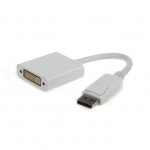 Kabel Gembird red. Displayport na DVI, M/F, bílá, A-DPM-DVIF-002-W