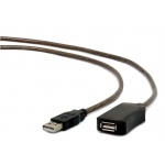 GEMBIRD Kabel CABLEXPERT USB 2.0 aktivní prodlužka, 10m, UAE-01-10M