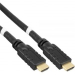 PremiumCord HDMI 4K/60Hz, ethernet, se zesilovačem, 3x stíněná, 2.0, 10m, kphdm2r10