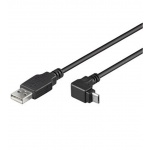 PremiumCord Kabel micro USB 2.0, A-B, 90°, 3m, ku2m3f-90