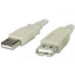 PremiumCord USB 2.0 kabel prodlužovací, A-A, 0,5m, kupaa05