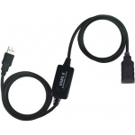 PremiumCord USB 2.0 repeater a prodlužovací kabel A/M-A/F 10m, KU2REP10