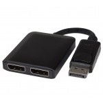 PremiumCord  adaptér DisplayPort  -  2x DisplayPort, rozšíření + zrcadlení obrazu, 4K*2K@30Hz, kportad17