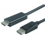 PremiumCord DisplayPort 1.2 na HDMI 2.0, 1m, kportadk04-01