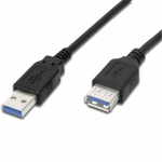 PremiumCord Prolužovací kabel USB 3.0 A-A, M/F, 1m, ku3paa1bk