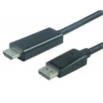 PremiumCord DisplayPort na HDMI kabel 2m M/M, kportadk01-02