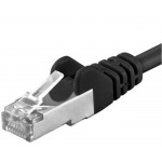 Premiumcord Patch kabel CAT6a S-FTP, RJ45-RJ45, AWG 26/7 10m, černá, sp6asftp100C