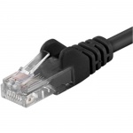 PremiumCord Patch kabel UTP RJ45-RJ45 CAT6 0.5m černá, sp6utp005C