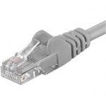 PremiumCord Patch kabel UTP RJ45-RJ45 CAT6 1m šedá, sp6utp01