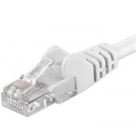 PREMIUMCORD Patch kabel UTP RJ45-RJ45 level 5e 10m bílá, sputp100W