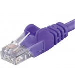 PREMIUMCORD Patch kabel UTP RJ45-RJ45 level 5e 3m fialová, sputp03V