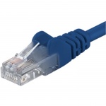 PremiumCord Patch kabel UTP RJ45-RJ45 level 5e 5m modrá, sputp050B