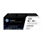 HP 410X tisková kazeta černá velká,CF410XD -2 pack, CF410XD - originální