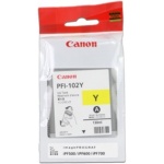 CANON INK PFI-102 YELLOW  iPF-500, 600, 700, CF0898B001 - originální