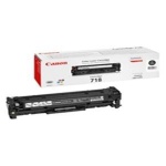 Canon toner CRG-718BK, černy, 2662B002 - originální