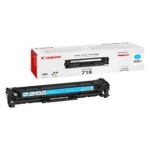 Canon toner CRG-718C, azurový, 2661B002 - originální