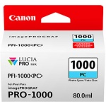 Canon PFI-1000 PC, photo azurový, 0550C001 - originální