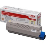 OKI Žlutý toner do C5850/5950/MC560 (6 000 stránek), 43865721 - originální