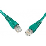SOLARIX patch kabel CAT5E UTP PVC 0,5m zelený non-snag proof, 28350059