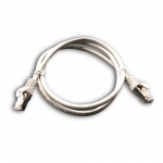 DATACOM Patch cord S/FTP CAT6A 1m šedý, 1691