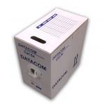 DATACOM FTP drát CAT5E  PVC,Eca 305m bílý, 12001
