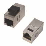 DATACOM Spojka panel STP 2 x RJ45 (8p8c) Cat5e,přímá,plast, 4242