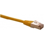 Patch cord FTP cat5e 0,25M žlutý, 1595