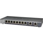 NETGEAR 8-port Gigabit Switch with 10-Gigabit/Multi-Gigabit Uplinks, GS110EMX, GS110EMX-100PES