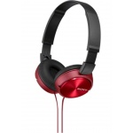 SONY sluchátka MDR-ZX310 červené, MDRZX310R.AE